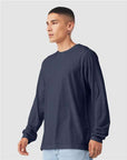 BELLA + CANVAS Heather CVC Long Sleeve Tee 3501CVC