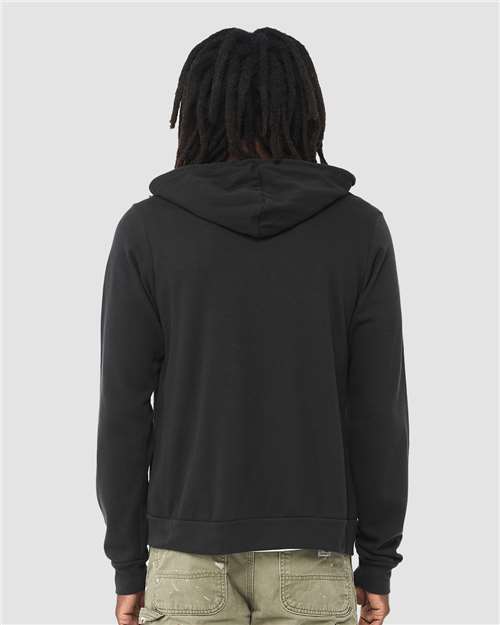 BELLA + CANVAS Unisex Sponge Fleece Full-Zip Hoodie Sweatshirt 3739