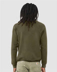 BELLA + CANVAS Unisex Sponge Fleece Raglan Crewneck Sweatshirt 3901