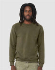 BELLA + CANVAS Unisex Sponge Fleece Raglan Crewneck Sweatshirt 3901