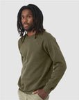 BELLA + CANVAS Unisex Sponge Fleece Raglan Crewneck Sweatshirt 3901