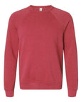 BELLA + CANVAS Unisex Sponge Fleece Raglan Crewneck Sweatshirt 3901