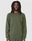 BELLA + CANVAS Unisex Sponge Fleece Raglan Crewneck Sweatshirt 3901