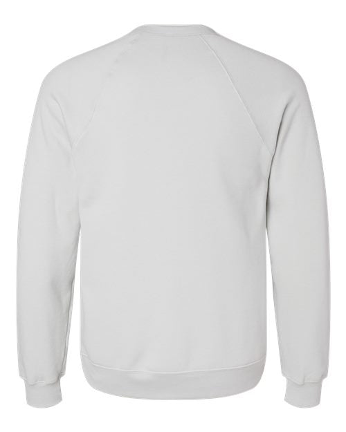 BELLA + CANVAS Unisex Sponge Fleece Raglan Crewneck Sweatshirt 3901