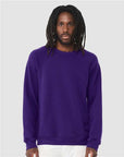 BELLA + CANVAS Unisex Sponge Fleece Raglan Crewneck Sweatshirt 3901