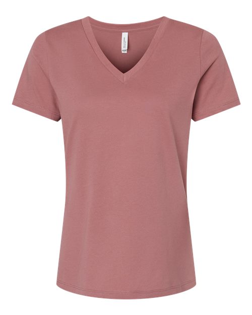 BELLA + CANVAS Women’s Relaxed Jersey V-Neck Tee 6405
