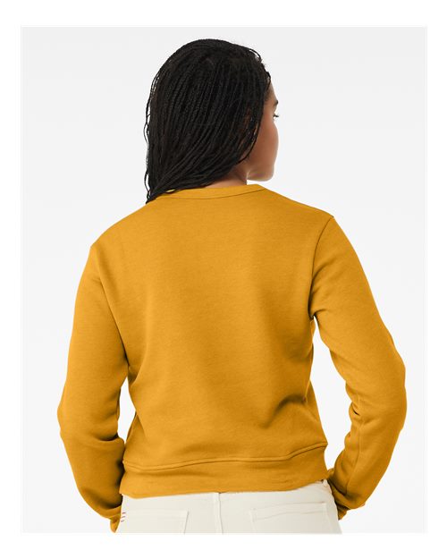 BELLA + CANVAS Women's Sponge Fleece Crewneck Sweatshirt 7511