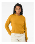 BELLA + CANVAS Women's Sponge Fleece Crewneck Sweatshirt 7511