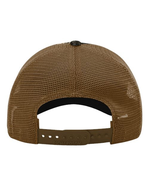 Richardson Garment Washed Printed Trucker Cap 111P