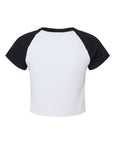 BELLA + CANVAS Women's Micro Rib Raglan Baby Tee 1201