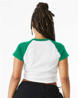 BELLA + CANVAS Women's Micro Rib Raglan Baby Tee 1201