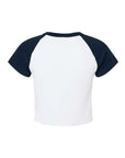 BELLA + CANVAS Women's Micro Rib Raglan Baby Tee 1201