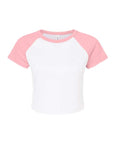 BELLA + CANVAS Women's Micro Rib Raglan Baby Tee 1201