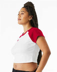 BELLA + CANVAS Women's Micro Rib Raglan Baby Tee 1201