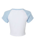 BELLA + CANVAS Women's Micro Rib Raglan Baby Tee 1201