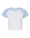 BELLA + CANVAS Women's Micro Rib Raglan Baby Tee 1201