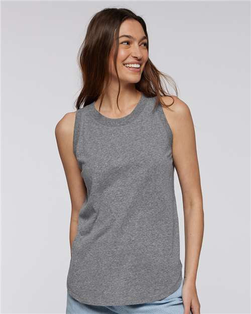 LAT Women's Relaxed Fine Jersey Tank 3592