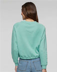 LAT Women's Relaxed Boxy Crewneck Sweatshirt 3528