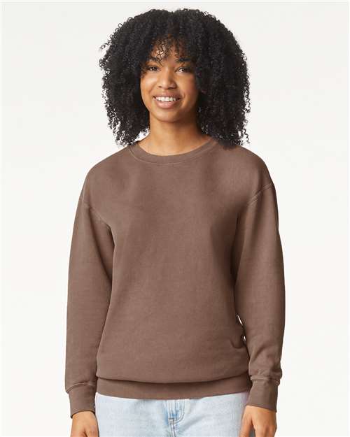 Comfort Colors Unisex Garment-Dyed Lightweight Fleece Crewneck Sweatshirt 1466