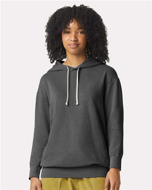 Comfort Colors Unisex Garment-Dyed Lightweight Fleece Hooded Sweatshirt 1467