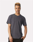 American Apparel Unisex CVC Henley Tee 2004CVC