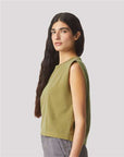 American Apparel Women's Garment-Dyed Heavyweight Muscle Tee 307GD