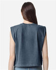 American Apparel Women's Garment-Dyed Heavyweight Muscle Tee 307GD