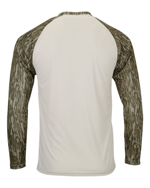 Paragon Men's Jackson Mossy Oak Colorblocked Long Sleeve T-Shirt 236