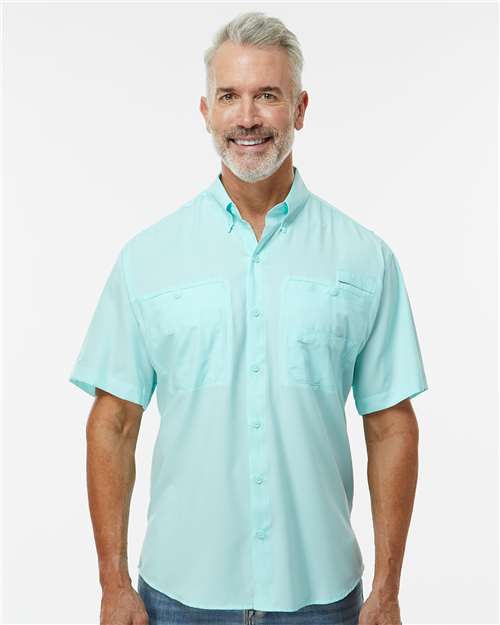 Paragon Men's Hatteras Performance Short Sleeve Fishing Shirt 700