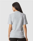 American Apparel Unisex Pique Mock Neck Tee 1PQ