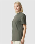 American Apparel Unisex Pique Mock Neck Tee 1PQ