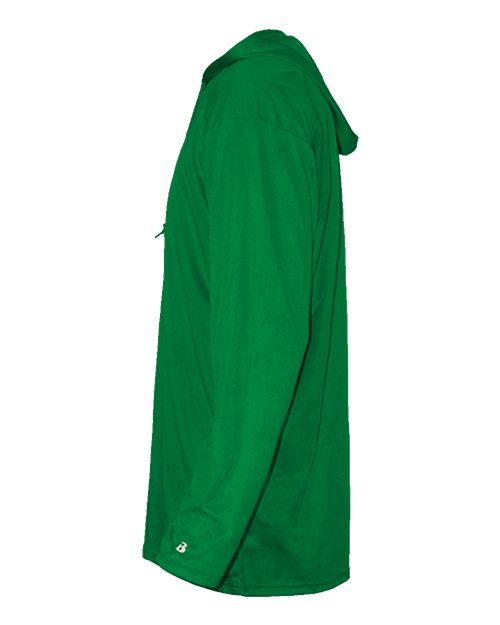 Badger Unisex B-Core Hooded Long Sleeve T-Shirt 4105