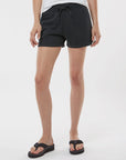 Independent Trading Co. Women’s Lightweight California Wave Wash Fleece Shorts PRM20SRT