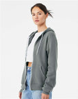 BELLA + CANVAS Unisex Sponge Fleece Full-Zip Hoodie Sweatshirt 3739