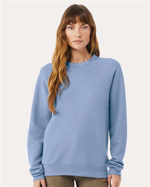 BELLA + CANVAS Unisex Sponge Fleece Raglan Crewneck Sweatshirt 3901