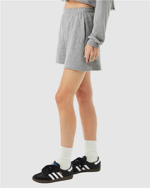 BELLA + CANVAS Women's Cutoff Fleece Shorts 3787