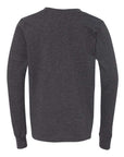 BELLA + CANVAS Youth Heather CVC Long Sleeve Tee 3501YCVC