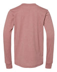 BELLA + CANVAS Youth Heather CVC Long Sleeve Tee 3501YCVC