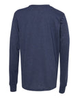 BELLA + CANVAS Youth Heather CVC Long Sleeve Tee 3501YCVC