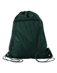 Q-Tees Polyester Drawstring Backpack Q135200