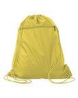 Q-Tees Polyester Drawstring Backpack Q135200