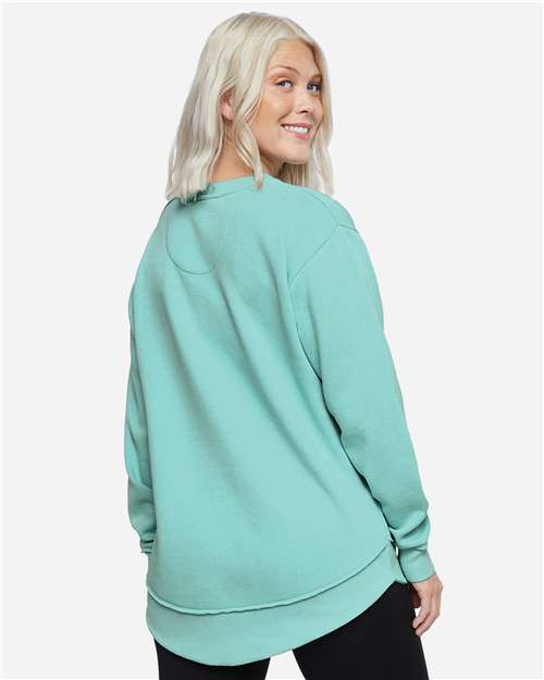 LAT Women's Weekend Fleece Crewneck Sweatshirt 3525