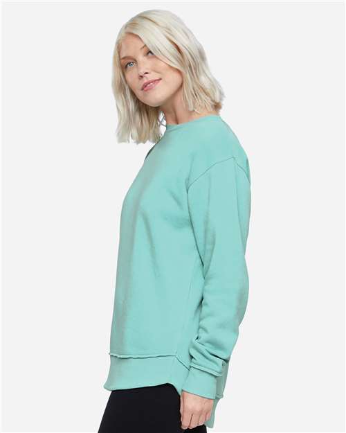 LAT Women's Weekend Fleece Crewneck Sweatshirt 3525