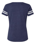 LAT Women's Football V-Neck Fine Jersey Tee 3537