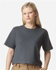 American Apparel Women's Fine Jersey Boxy Tee 102