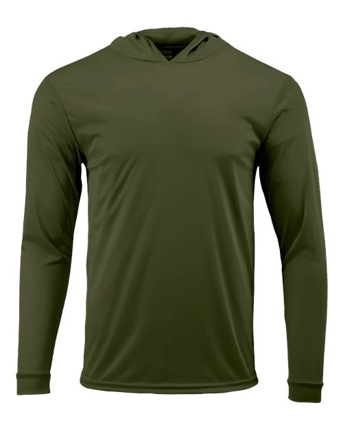 Paragon Unisex Bahama Performance Hooded Long Sleeve T-Shirt 220