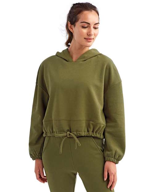 TriDri Women's Cropped Maria Hooded Sweatshirt TD085