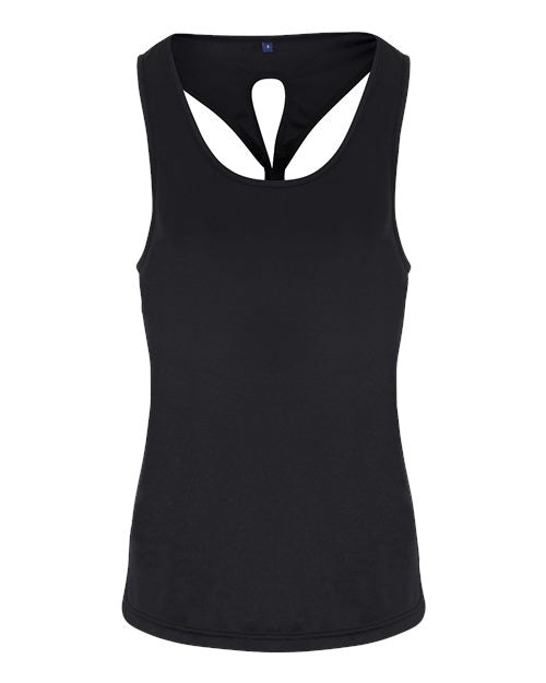 TriDri Women's Knot Back Venus Tank Top TD042