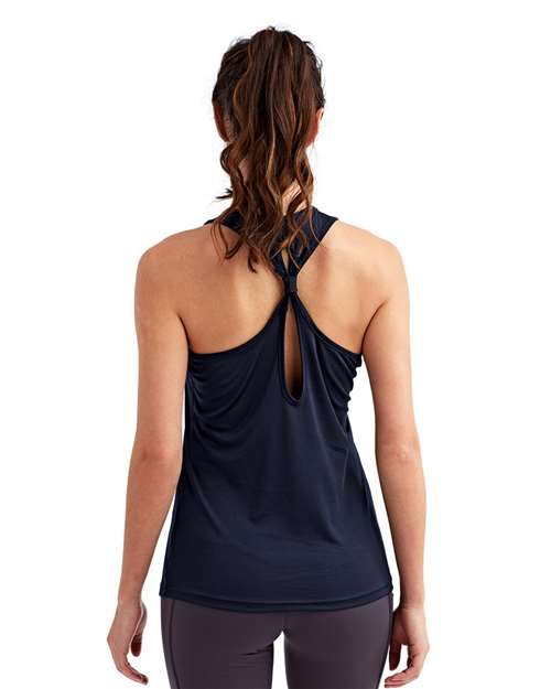 TriDri Women's Knot Back Venus Tank Top TD042