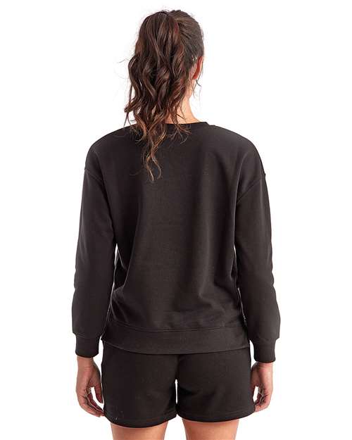 TriDri Women's Billie Side-Zip Crewneck Sweatshirt TD600